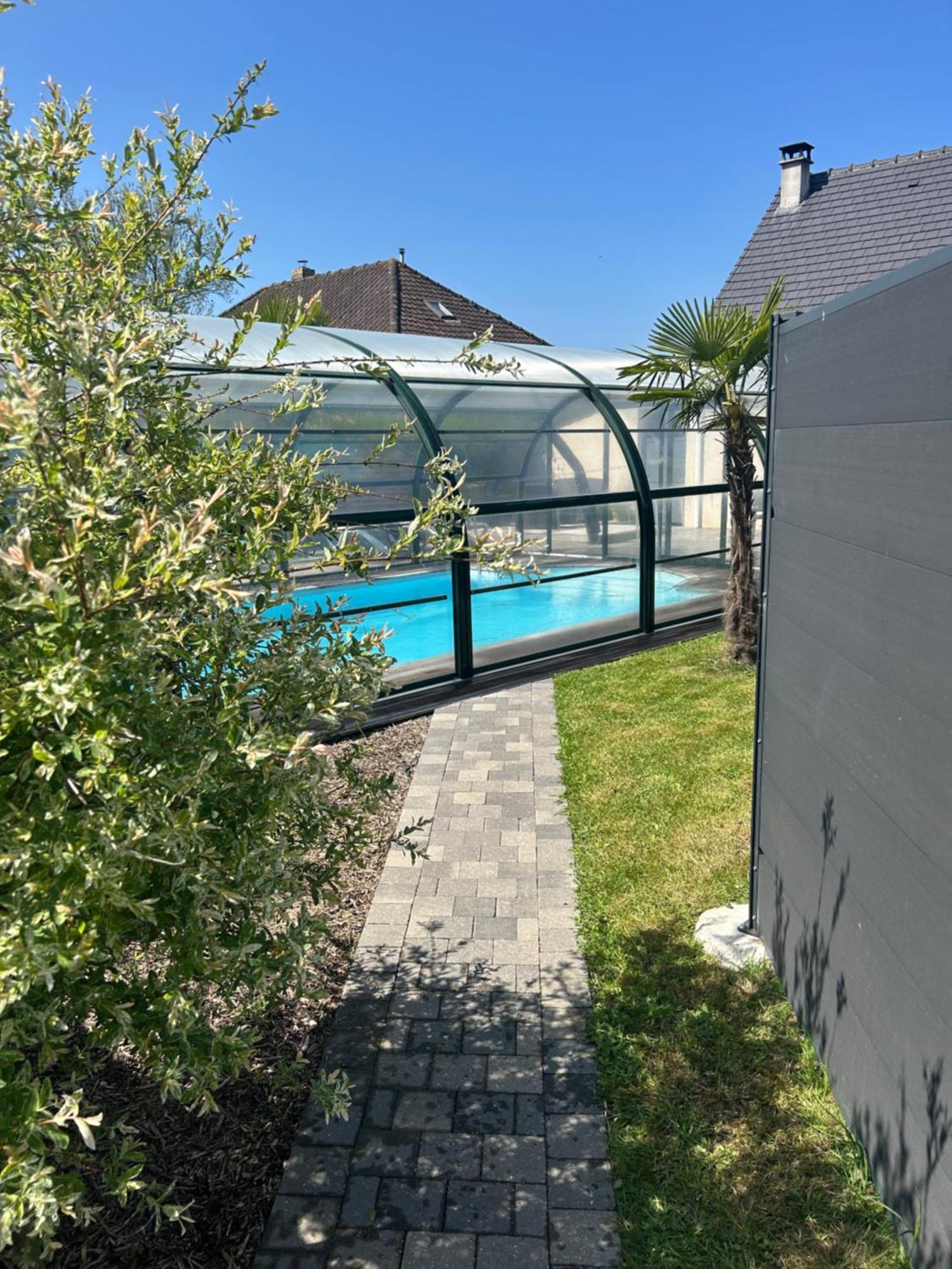 Gite Spa Sauna Piscine Aubin-Saint-Vaast Экстерьер фото